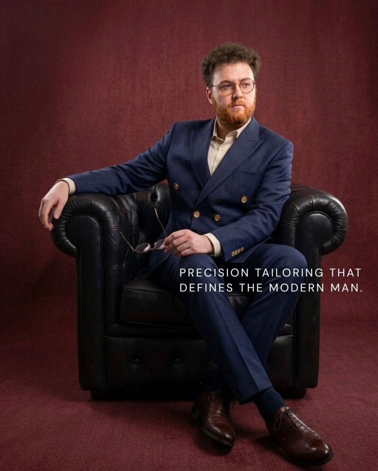 Bespoke pinstripe suit — Satkar Tailors London